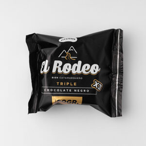 Caja alfajor tres capas negro X 12 UNI